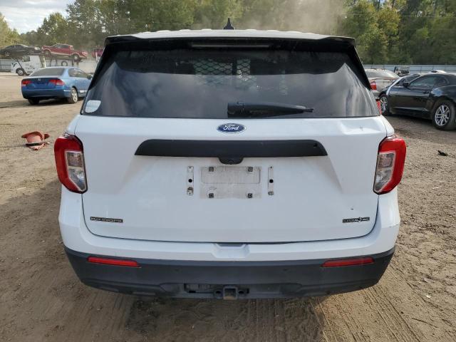 1FM5K8AB3MGA65237 - 2021 FORD EXPLORER POLICE INTERCEPTOR WHITE photo 6
