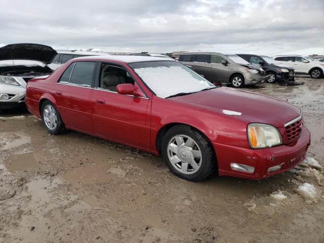 1G6KF57982U257169 - 2001 CADILLAC DEVILLE DTS RED photo 4