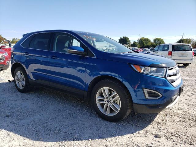 2FMPK4J84JBB39340 - 2018 FORD EDGE SEL BLUE photo 4