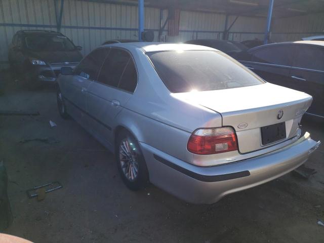 WBADN63431GM71148 - 2001 BMW 540 I AUTOMATIC Srebrny zdjęcie 2