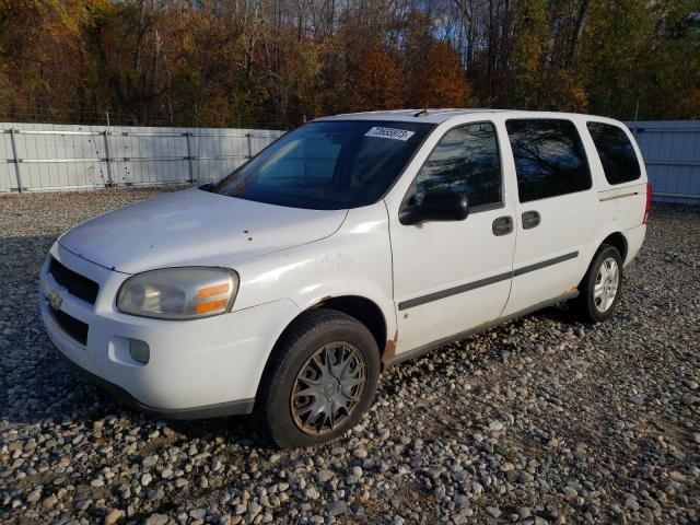 1GBDV13W48D203751 - 2008 CHEVROLET UPLANDER INCOMPLETE WHITE photo 1