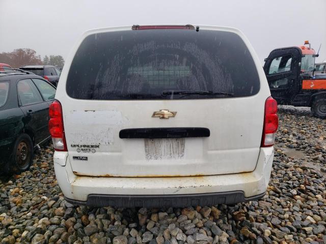 1GBDV13W48D203751 - 2008 CHEVROLET UPLANDER INCOMPLETE WHITE photo 6