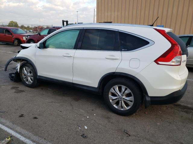 5J6RM4H79CL004713 - 2012 HONDA CR-V EXL WHITE photo 2