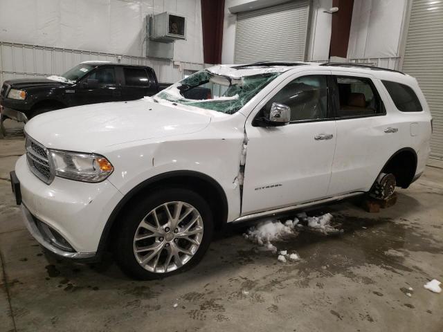 1C4RDJEG4EC351801 - 2014 DODGE DURANGO CITADEL WHITE photo 1