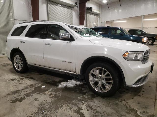 1C4RDJEG4EC351801 - 2014 DODGE DURANGO CITADEL WHITE photo 4