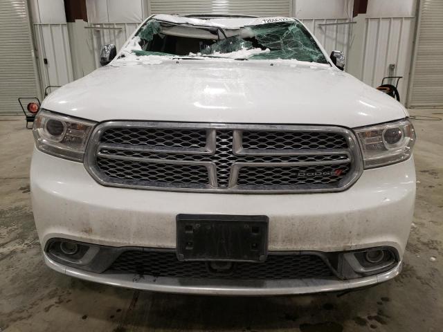 1C4RDJEG4EC351801 - 2014 DODGE DURANGO CITADEL WHITE photo 5