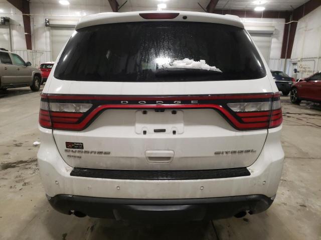 1C4RDJEG4EC351801 - 2014 DODGE DURANGO CITADEL WHITE photo 6