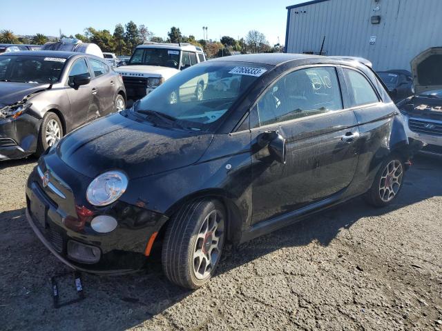 3C3CFFBR3FT663380 - 2015 FIAT 500 SPORT BLACK photo 1