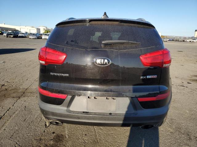 KNDPC3A62F7706266 - 2015 KIA SPORTAGE EX BLACK photo 6