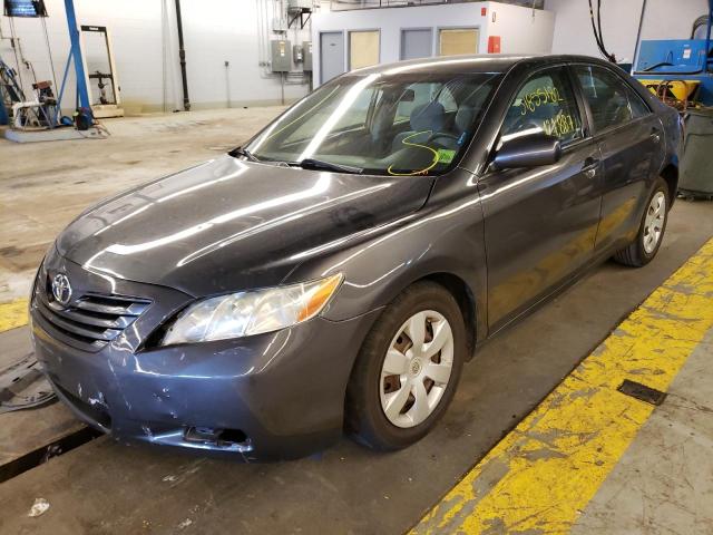 4T1BE46K27U607493 - 2007 TOYOTA CAMRY CE GRAY photo 2