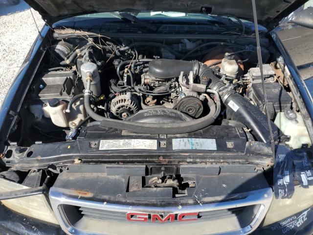 1GTCS19W228182129 - 2002 GMC SONOMA BLACK photo 11