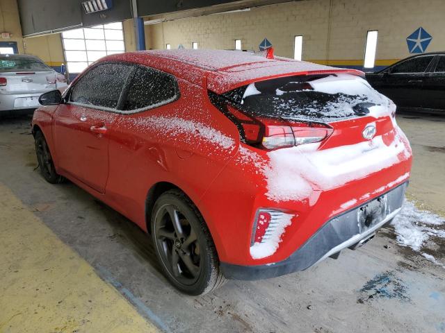 KMHTG6AF1LU030745 - 2020 HYUNDAI VELOSTER BASE RED photo 2