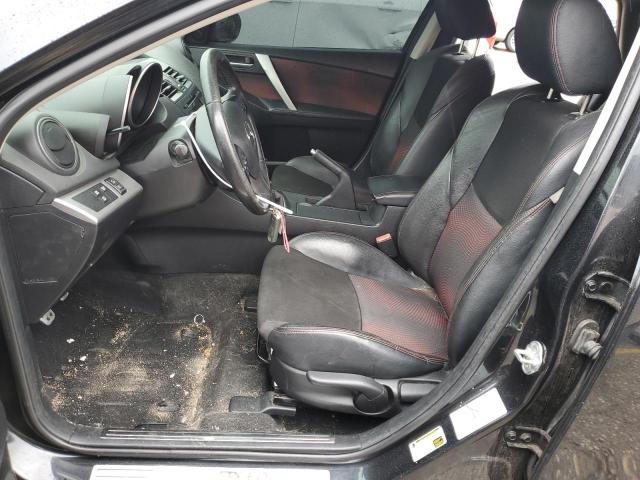JM1BL1L36D1746495 - 2013 MAZDA SPEED 3 შავი ფოტო 7