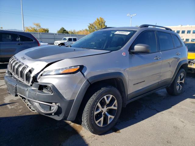 1C4PJMBX0JD560026 - 2018 JEEP CHEROKEE TRAILHAWK SILVER photo 1