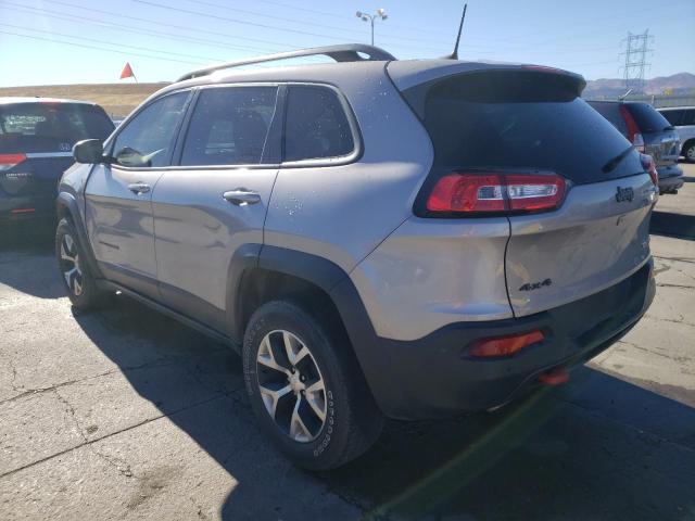 1C4PJMBX0JD560026 - 2018 JEEP CHEROKEE TRAILHAWK SILVER photo 2