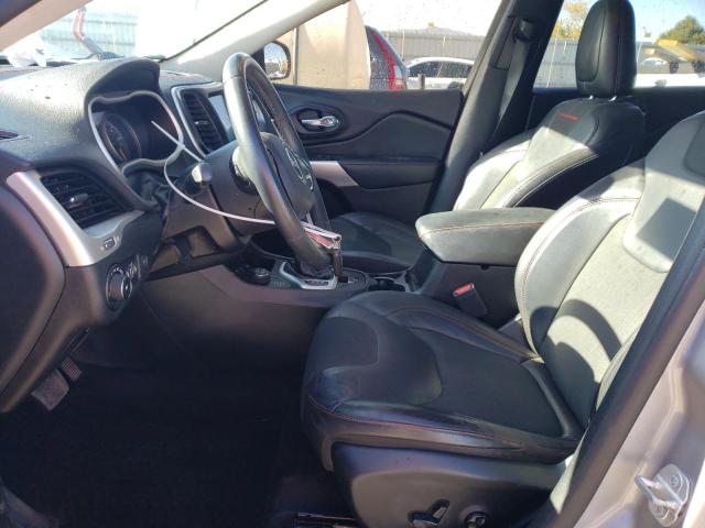 1C4PJMBX0JD560026 - 2018 JEEP CHEROKEE TRAILHAWK SILVER photo 7