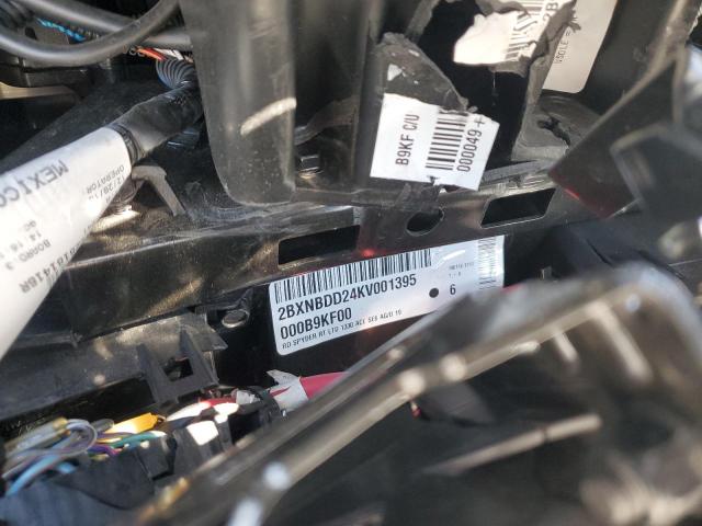 2BXNBDD24KV001395 - 2019 CAN-AM SPYDER ROA RT GRAY photo 10