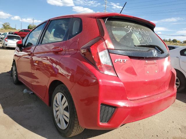 JHMGK5H57HS002445 - 2017 HONDA FIT LX RED photo 2