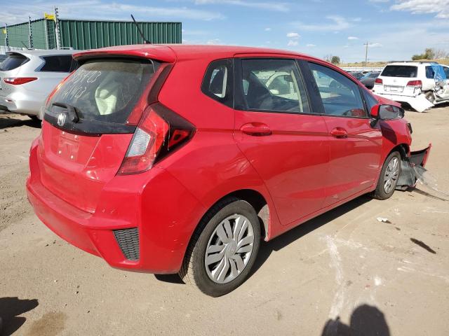 JHMGK5H57HS002445 - 2017 HONDA FIT LX RED photo 3