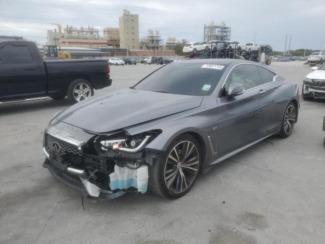 JN1EV7EK6HM360231 - 2017 INFINITI Q60 PREMIUM GRAY photo 1