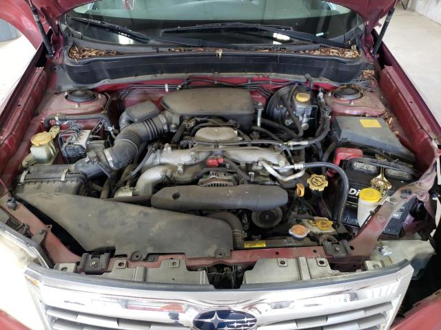 JF2SH6BC6AH801368 - 2010 SUBARU FORESTER XS Bordeaux Foto 12