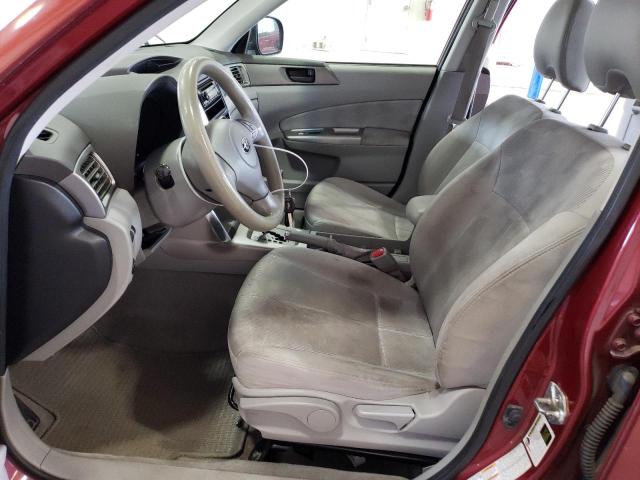 JF2SH6BC6AH801368 - 2010 SUBARU FORESTER XS Bordeaux Foto 7