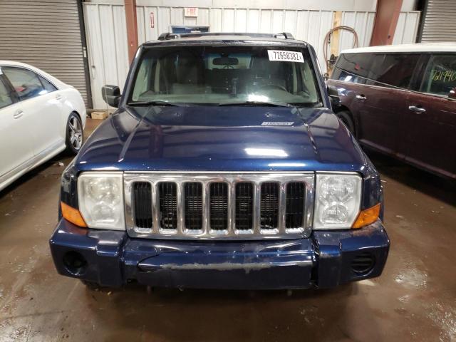 1J8HG48N16C151810 - 2006 JEEP COMMANDER BLUE photo 5