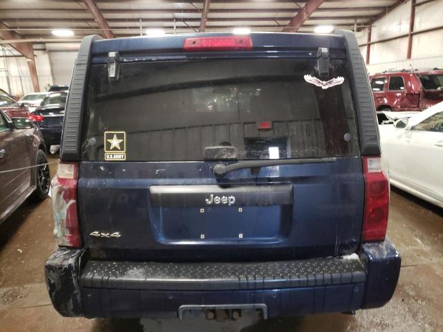 1J8HG48N16C151810 - 2006 JEEP COMMANDER BLUE photo 6