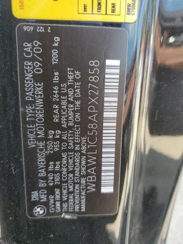 WBAWL1C58APX27858 - 2010 BMW 328I I BLACK photo 12