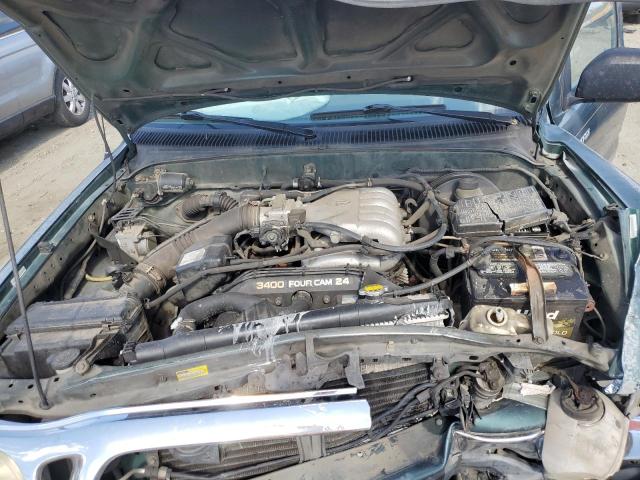 5TEGN92N53Z159307 - 2003 TOYOTA TACOMA DOUBLE CAB PRERUNNER GREEN photo 11