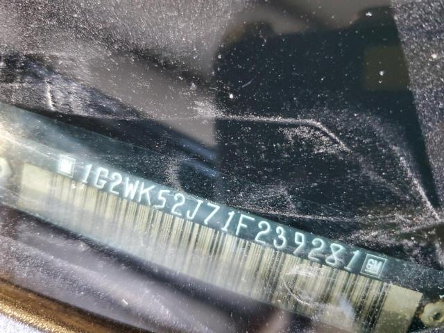 1G2WK52J71F239281 - 2001 PONTIAC GRAND PRIX SE 黑色 照片 12