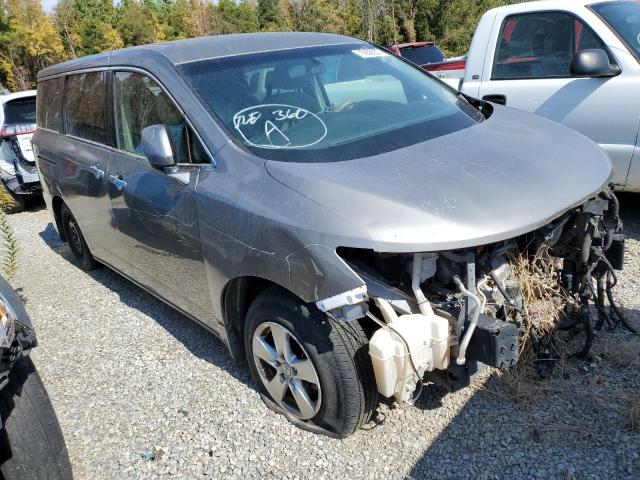 JN8AE2KP7C9039359 - 2012 NISSAN QUEST S SILVER photo 1