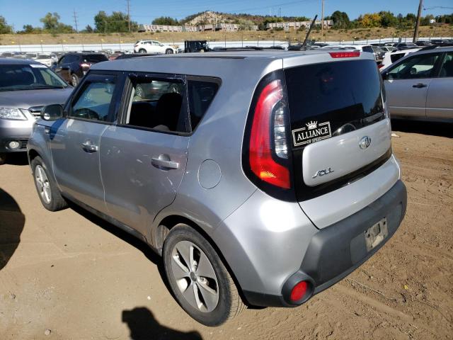 KNDJN2A26E7716160 - 2014 KIA SOUL SILVER photo 2