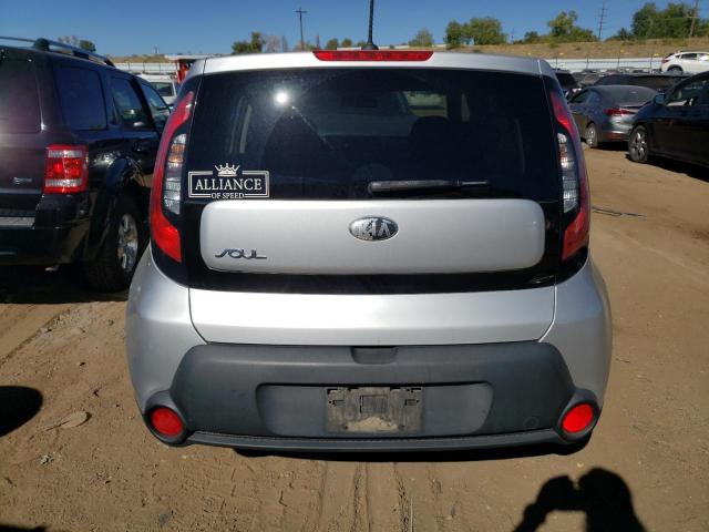 KNDJN2A26E7716160 - 2014 KIA SOUL SILVER photo 6