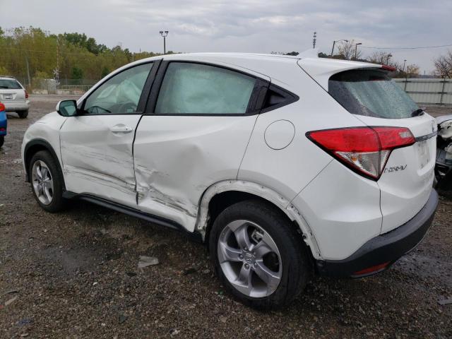 3CZRU6H36MM734037 - 2021 HONDA HR-V LX WHITE photo 2