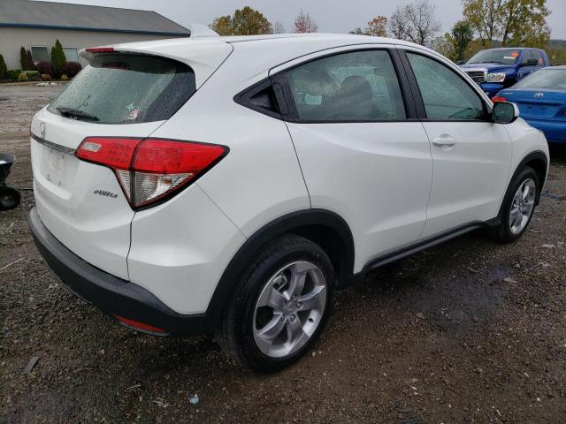 3CZRU6H36MM734037 - 2021 HONDA HR-V LX WHITE photo 3