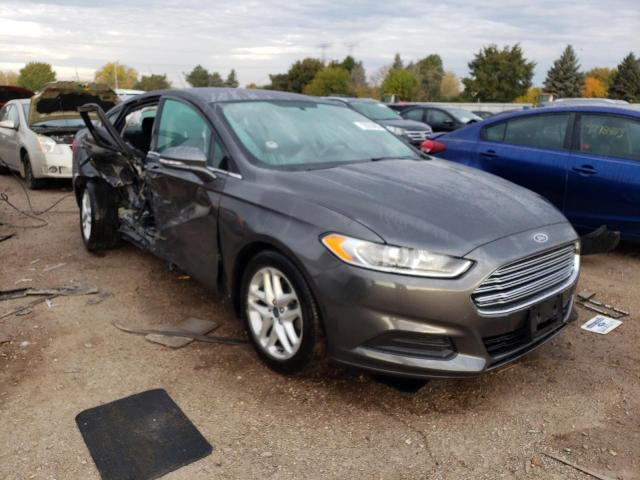 3FA6P0H74GR299211 - 2016 FORD FUSION SE GRAY photo 4