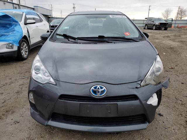 JTDKDTB36C1021472 - 2012 TOYOTA PRIUS C GRAY photo 5