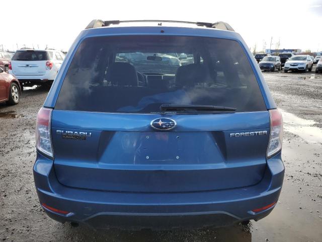 JF2SH6BCXAG772821 - 2010 SUBARU FORESTER XS BLUE photo 6