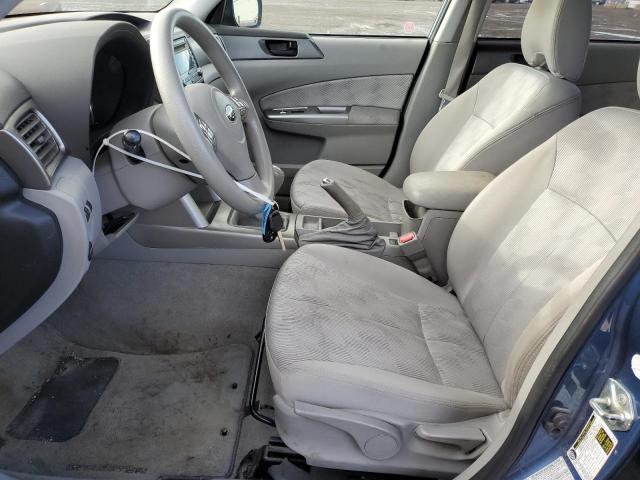 JF2SH6BCXAG772821 - 2010 SUBARU FORESTER XS Mavi foto 7