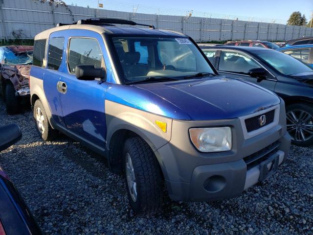 5J6YH28674L001824 - 2004 HONDA ELEMENT EX BLUE photo 4