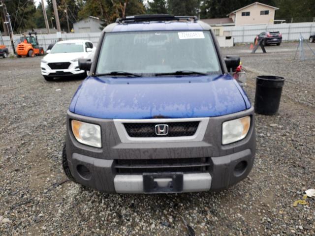 5J6YH28674L001824 - 2004 HONDA ELEMENT EX BLUE photo 5