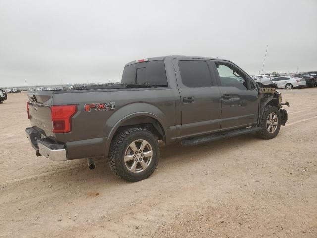 1FTEW1EGXJKC70794 - 2018 FORD F150 SUPERCREW GRAY photo 3