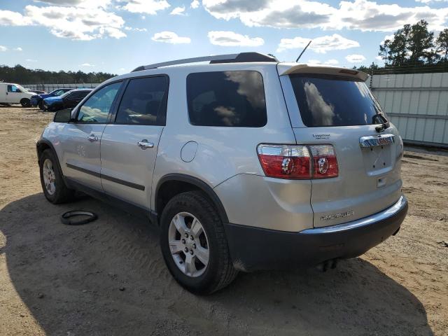 1GKLVKED2AJ154313 - 2010 GMC ACADIA SL SILVER photo 2