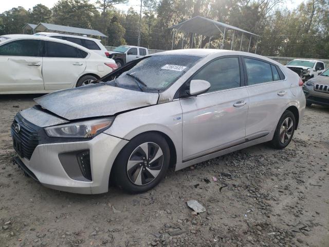 KMHC75LC4JU090481 - 2018 HYUNDAI IONIQ SEL SILVER photo 1