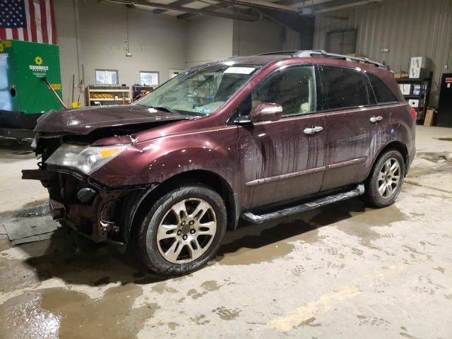 2HNYD28479H508804 - 2009 ACURA MDX TECHNOLOGY BURGUNDY photo 1