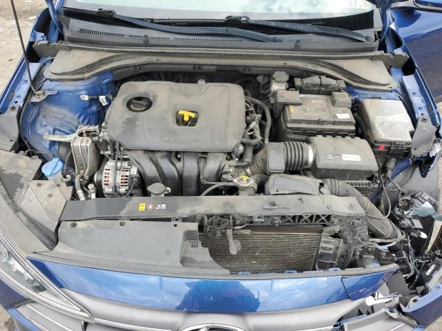 5NPD74LF6KH419867 - 2019 HYUNDAI ELANTRA SE BLUE photo 11