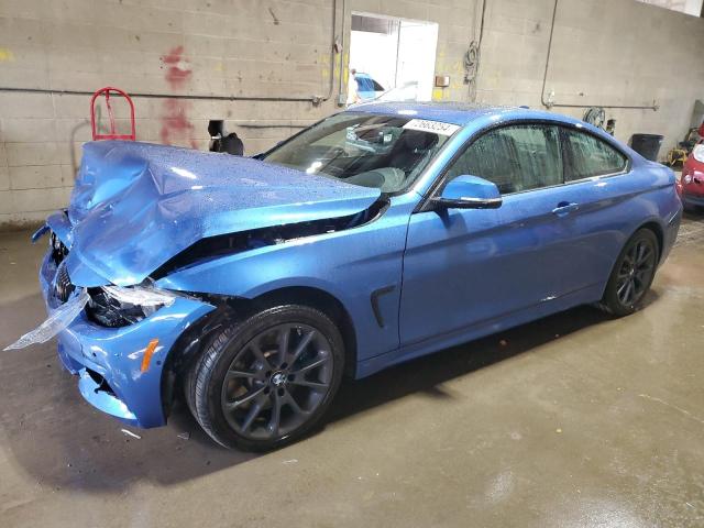 WBA4W9C08LFJ88698 - 2020 BMW 440XI BLUE photo 1