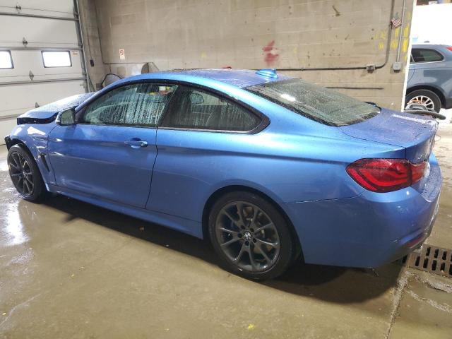 WBA4W9C08LFJ88698 - 2020 BMW 440XI BLUE photo 2