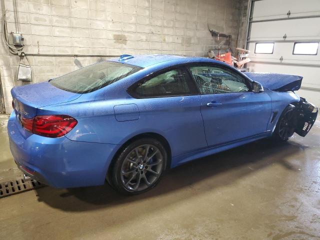 WBA4W9C08LFJ88698 - 2020 BMW 440XI BLUE photo 3